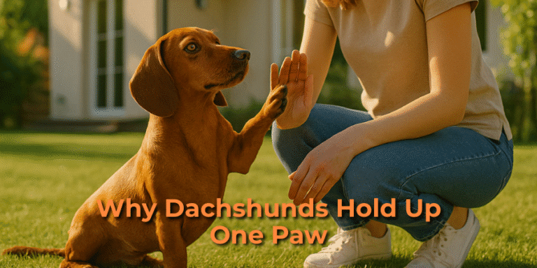 10 Reasons Why Dachshunds Hold Up One Paw | Dachsden.com