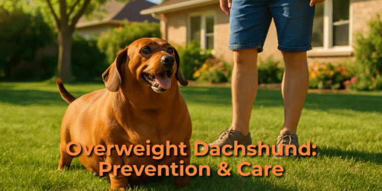 Overweight Dachshund: Prevention & Care | Dachsden.com