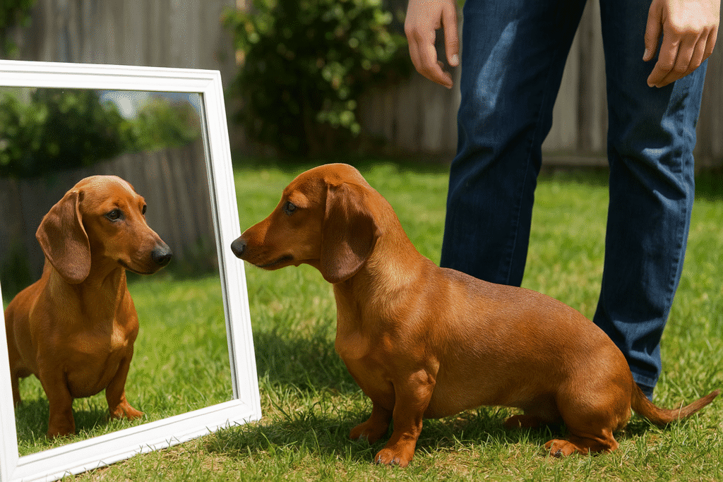 Do Dachshunds Recognize Their Reflection? | Dachsden.com