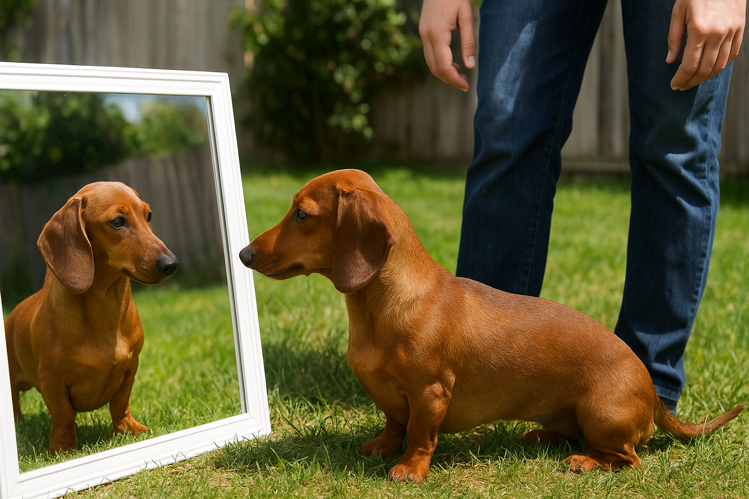 Do Dachshunds Recognize Their Reflection? | Dachsden.com