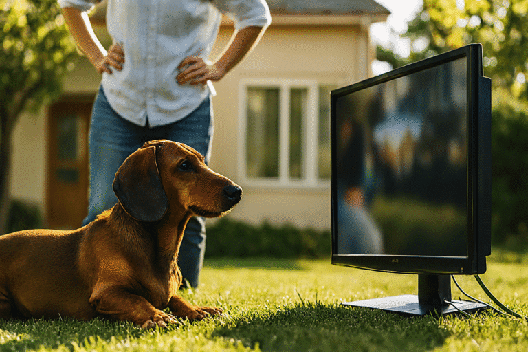 Can Dachshunds Watch TV? What Science Says | Dachsden.com